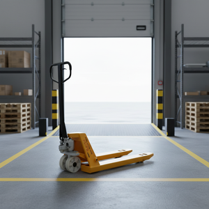 Chariot à palettes manuel RE101, chariot à palettes hydraulique robuste pour entrepôt, usine, manutention industrielle - Product Image 3