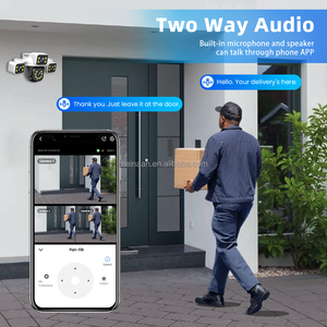 Kamera keamanan CCTV WIFI IP, <span class=keywords><strong>3</strong></span> lensa 6MP nirkabel WiFi jaringan PTZ IPC360 Home luar ruangan - Product Image 4