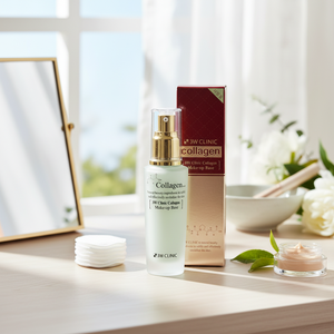 Base de maquillage au collagène naturel 3W CLINIC avec crème correctrice anti-brillance 50 ml, certifiée MSDS coréenne, pour femmes, tous types de peau - Product Image 3