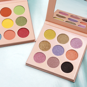 Palette de fards à paupières vegan personnalisée 9 couleurs, longue tenue, <span class=keywords><strong>maquillage</strong></span>, palette de fards à paupières à marque privée, poudre de fard à paupières mat - Product Image 5