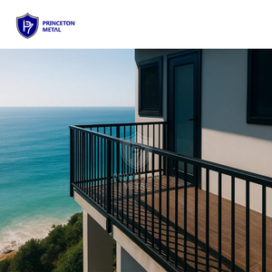 Barandilla de balcón con cubierta de aleación de aluminio decorativa recubierta de polvo barandilla estándar de Australia - Product Image 3