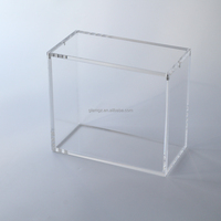 Boîtier de protection en acrylique premium 6 mm pour TCG Elite Trainer Box Hidden Fates ETB avec couvercle magnétique