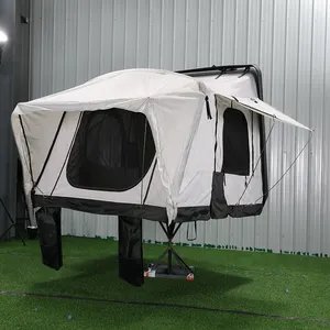 厂家价格聚酯硬壳4x4定制铝三角户外野营SUV汽车屋顶屋顶硬壳帐篷