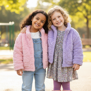 Factory Direct Sale New Design Winter Long Girl's Cuddly Plush <b>Fluffy</b> High Pile Fleece Stand Collar 100% Polyester Coat Zipper - Product Image 1