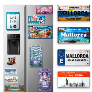 Personalizado de alta calidad de la ciudad de Palestina, Azerbaiyán, <span class=keywords><strong>Lituania</strong></span>, Londres, México, papel de aluminio, imán para nevera de China - Product Image 4