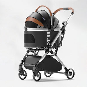 फैक्टरी थोक पालतू यात्रा पहिया घुमक्कड़ कुत्ता बिल्ली परिवहन ट्राली चार राउंड एक हाथ के साथ <span class=keywords><strong>Foldable</strong></span> पालतू कुत्ता घुमक्कड़ - Product Image 4