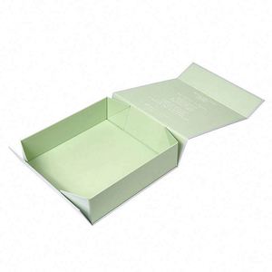 Boîte cadeau de luxe en carton magnétique écologique, impression typographique, logo, forme de livre, séparateur, couvercle rabattable, taille personnalisée - Product Image 3