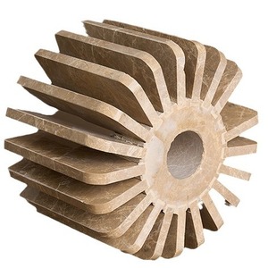 Marble <strong>Candle</strong> <strong>Holder</strong> Round Coaster Tray Dragon Phoenix Vase Base - Stone Home Decor Crafts - Product Image 5