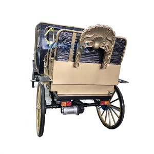 Calèche royale électrique de luxe noire à quatre roues pour transport spécial et tourisme - Product Image 2