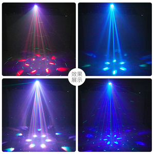 Lumière de scène à tête mobile à faisceau RGBW 100W avec 6 yeux d'abeille éclairage LED de nouvelle génération pour les concerts, les événements et les fêtes de club - Product Image 2