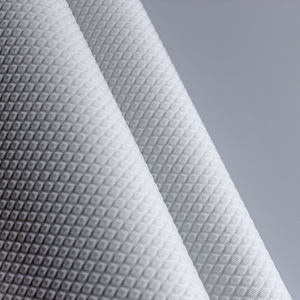 Recycled Tarpaulin <b>Fabric</b> <b>Medium</b> Weight Embossed PVC Coated Woven 100% Polyester Eco-Friendly Apparel Sportswear - Product Image 2