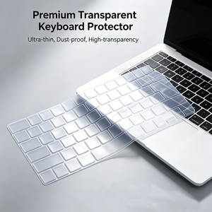 Coque de clavier transparente version japonaise pour <span class=keywords><strong>MacBook</strong></span> <span class=keywords><strong>Air</strong></span> 13,6" 15 A3113/A3114/A2681/A2941 & Pro 14 16,2 A2918/A2992/A2779/A2780/A2991 - Product Image 3