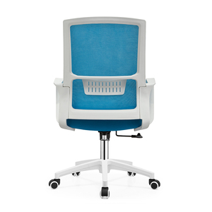 Silla de Oficina Ejecutiva Moderna de Tela Negra a Bajo Precio, Giratoria, Ajustable en Altura, Importada, Respaldo Medio, Muebles de Oficina de Fábrica - Product Image 5