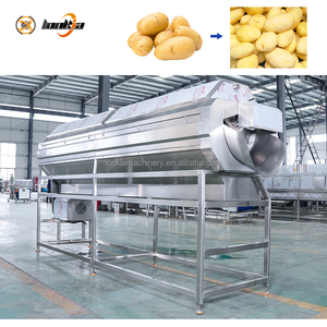 Machine industrielle <span class=keywords><strong>de</strong></span> lavage et <span class=keywords><strong>de</strong></span> pelage à rouleaux pour pommes <span class=keywords><strong>de</strong></span> <span class=keywords><strong>terre</strong></span>, carottes, gingembre et patates douces - Product Image 5