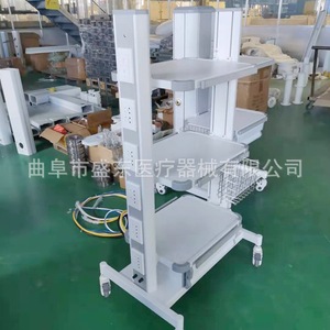 Carro de ordenador médico SHD-1127-2, torre endoscópica móvil para uso hospitalario con sistema de suspensión - Product Image 2