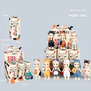 Nuevo Producto Transfronterizo: Mini Figura de Gato Congelado, Soporte para Teléfono con Diseño de Ángel, Caja Sorpresa, Decoración para Teléfono, Cupido, Anime de Moda, Plástico - Product Image 6