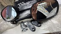 Rétroviseurs de moto noirs rétroviseurs latéraux pour CBR 600 2003 2004 2007-2014 2015 2016