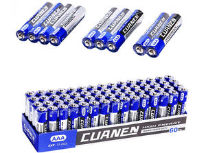 แบตเตอรี่แห้งราคาถูก แบตเตอรี่ซิงค์คาร์บอนแบบใช้แล้วทิ้ง ขนาด Aaa (R03, Um-4) สำหรับเครื่องคิดเลข - Product Image 3