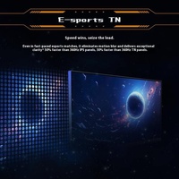 Layar Game 24,1 Inci 240Hz Kecepatan Penuh HDMI2.1 HDR IPS 280Hz Dp untuk CSGO Chicken 360Hz LCD Desktop Baru