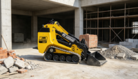 Nouvelle Arrivée 2026 - Chargeuse compacte sur pneus Cougars CG827 1000 kg 25 CV Diesel EPA avec rétrocaveuse Euro 5