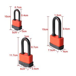 กุญแจล็อคแบบฝังทองเหลือง/สแตนเลส ขนาด 40 มม. กันน้ำ พร้อมแผ่นลามิเนต สำหรับประตูรักษาความปลอดภัย แบบไม่ใช้กุญแจ ชุบสังกะสีทองเหลือง 2 ชั้น - Product Image 2