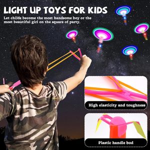 Jouet lumineux LED pas cher, flèche lumineuse, fusée, hélicoptère volant, jouet clignotant pour enfants, idéal pour les cadeaux d'anniversaire et les fournitures de fête - Product Image 2
