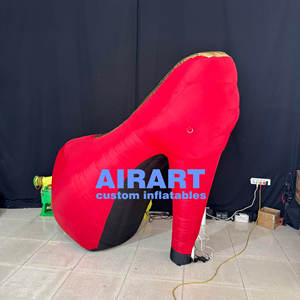 Zapatos inflables de tacón alto inflables de alta calidad, modelo de globo inflable - Product Image 3