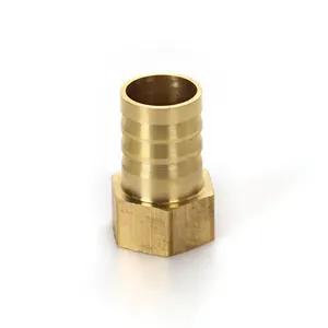 Female Threads Soft Hose Nipple Coupling Brass Hose Barb Fitting Adapters For Air Water Hose