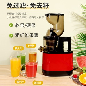 Extractor de Jugos Lento Multifuncional Eléctrico Transfronterizo de 400 ml con Motor DC de 80 RPM y Carcasa de Plástico Roja para Jugos Puros - Product Image 2