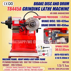 <span class=keywords><strong>Rectificadora</strong></span> <span class=keywords><strong>de</strong></span> disco <span class=keywords><strong>de</strong></span> freno portátil directa <span class=keywords><strong>de</strong></span> fábrica para disco <span class=keywords><strong>de</strong></span> freno T8445 T8445A - Product Image 2