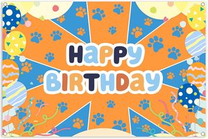 สุขสันต์วันเกิด ฉากหลังสีน้ำเงิน ตัวละครเกมโรบล็อกซ์ ฉากถ่ายภาพ ป้ายภาพถ่ายงานปาร์ตี้ ตกแต่ง ปรับแต่งได้ - Product Image 6