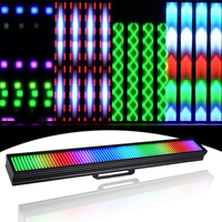 Barra de Luces LED Pixel Strobe QSE Lighting de 200W y 666 LED con Efecto de Gradiente RGBW, Control DMX512 para Iluminación de Escenarios, Fiestas y Festivales