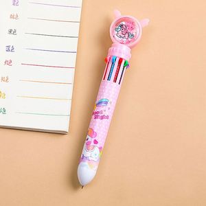 Bolígrafo de Plástico con Lentejuelas 10 en 1, Multicolor, con Logotipo Personalizado, para Oficina y Material Escolar, Venta al Por Mayor - Product Image 5