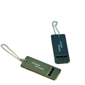 Sifflet de survie extérieur à trois fréquences, sifflet de sauvetage, sifflet d'urgence haute fréquence - Product Image 2