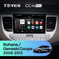 TEYES CC4 PRO pour Hyundai Rohens Genesis Coupé 2008 - 2013 CarPlay Android Auto 2DIN Autoradio Car play Radio Multimédia Stéréo