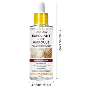 プライベートブランド スキンケア ハイドレーティング ピールショット グロー ヒアルロン酸 ライスペプチド 角質除去 アンプル フェイシャルセラム - Product Image 6