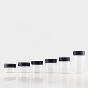 Großhandel PET-Pillendosen Schwarz 45ml-220ml Klar Weiß mit Gerippten CRC-Deckeln für Medikamente Vitamine Gesundheitsprodukte - Product Image 5