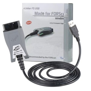 Lecteur de code OBD2 Vgate VLinker FS USB, outil de diagnostic HS-CAN/MS-CAN à commutation automatique pour Ford Mazda <span class=keywords><strong>Forscan</strong></span>, diagnostic automobile - Product Image 5