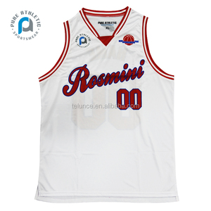 PURE Vente en gros Conception classique Collège Séchage rapide Formation Débardeur Sublimation Personnalisé Jersey Basketball Singlet Chemises Porter - Product Image 1