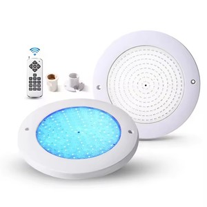 Luces LED Sumergibles para <span class=keywords><strong>Piscina</strong></span>, Resistentes al Agua IP68, Rellenas de Resina, Montaje en Superficie de Pared, Plástico ABS RGB, Planas y Delgadas - Product Image 1