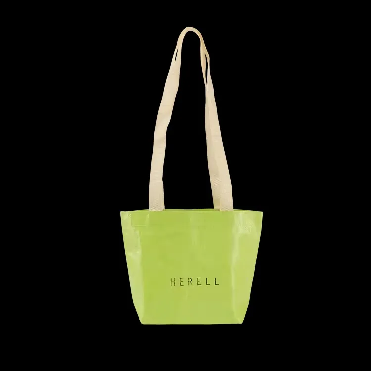 Customized logo Waterproof Large Reusable Shoulder Bag Foldable Laminated Pp Woven Bags For Shopping