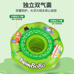 Flotador Inflable para Bebés SwimBobo de 60 cm, Material de PVC Grueso para Piscina y Parque Acuático, Anillo de Natación para Niños - Product Image 3