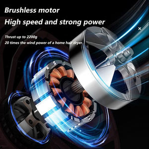 Ventilateur à jet puissant <span class=keywords><strong>DeWalt</strong></span> <span class=keywords><strong>18V</strong></span> alimenté par batterie, 110000 tr/min, souffleur d'air turbo haute vitesse pour le detailing automobile et le nettoyage industriel - Product Image 4