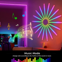 Lumière de feu d'artifice LED Style européen Matériel ABS écologique LED RGB Décorations de Noël Emballage en boîte pour la décoration de table à domicile