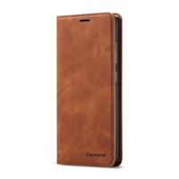 Coque Portefeuille Forwenw pour Samsung S25 FE S24 S23 S22 S21 S20 PLUS Ultra S10 S9 S8 S7 EDGE, Étui Arrière en TPU et Cuir PU avec Rabat