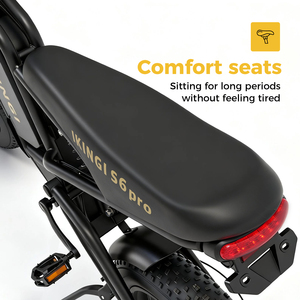 จักรยานไฟฟ้าพับได้ S6 Pro Hybrid Ebike สำหรับปั่นบนหิมะ ยางใหญ่ พับได้ ใช้ในเมือง ราคาประหยัด รุ่นโปร กำลังสูง สำหรับผู้ใหญ่ - Product Image 2