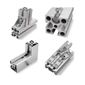 Profilo in Alluminio Anodizzato 40x40 4080 8080 40120 6063-T5 con Scanalatura a T per Telaio Industriale CNC - Product Image 5