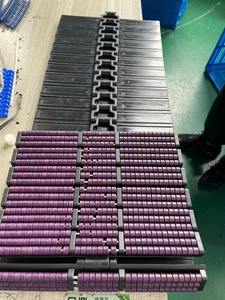 Модульная лента 1005 с прорезиненной поверхностью, для транспортировки пищевых напитков, термоусадочная упаковка, полипропиленовая нейлоновая лента - Product Image 3