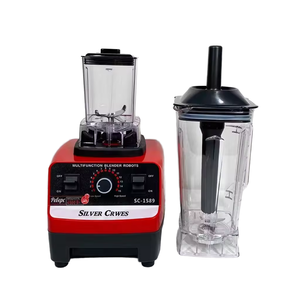 Zilveren Kuif 4500W Commerciële Elektrische Blender Machine <span class=keywords><strong>2l</strong></span> Grote Capaciteit 2in1 Juicer Mixer Grinder Zwaar Voor Gebruik Buitenshuis Rv - Product Image 1