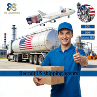 Agent d'expédition porte-à-porte vers les États-Unis, transitaire de fret, service logistique, livraison, consolidation de colis, expédition FBA
